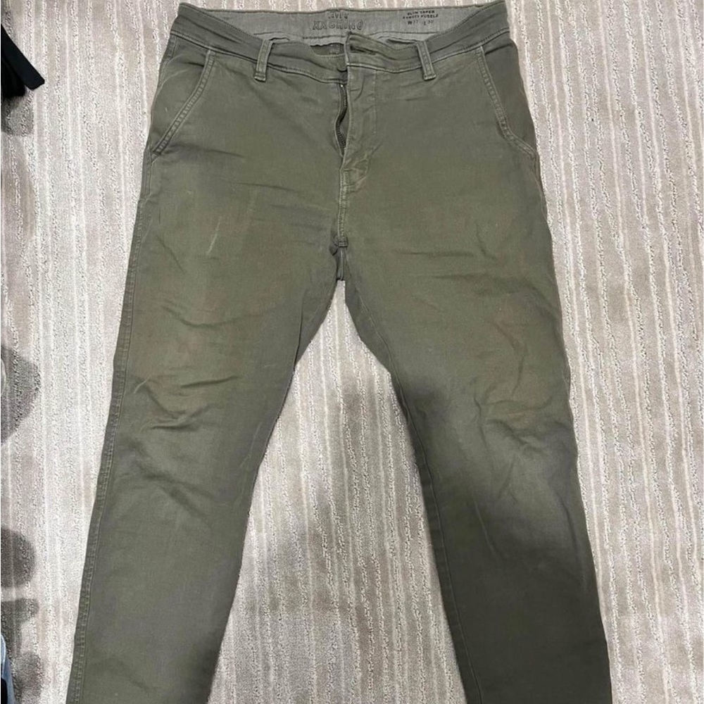 Mens slim stretch chinos